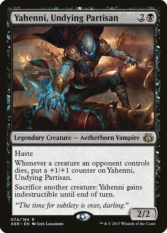 Yahenni, Undying Partisan 74 Aether Revolt MTG R NM
