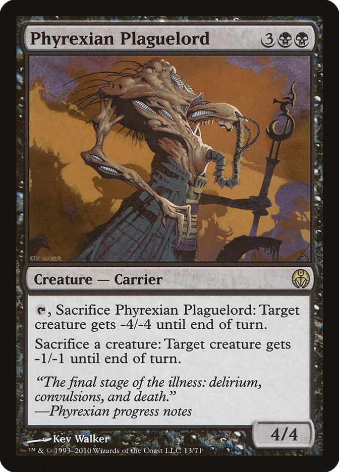 Phyrexian Plaguelord 13 Duel Decks: Phyrexia vs. the Coalition MTG R LP