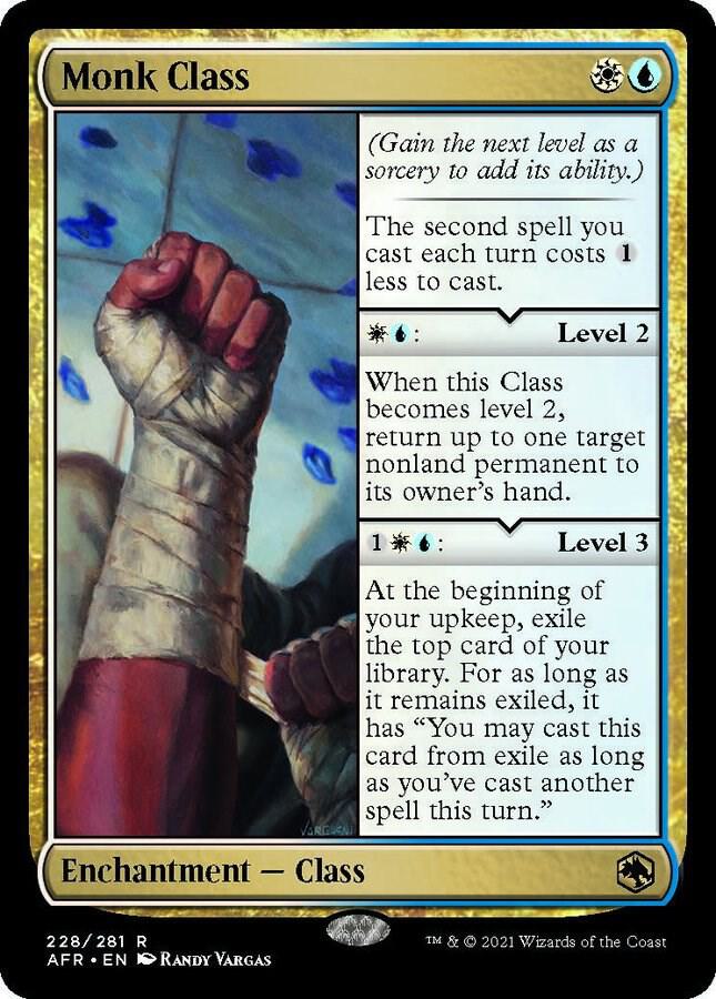 Monk Class 228 Adventures in the Forgotten Realms MTG R NM