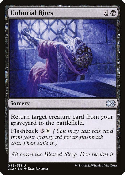 Unburial Rites 95 Double Masters 2022 MTG UC NM