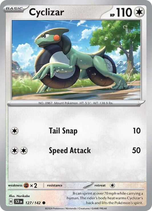 Cyclizar 127/142 Stellar Crown Pokemon C NM