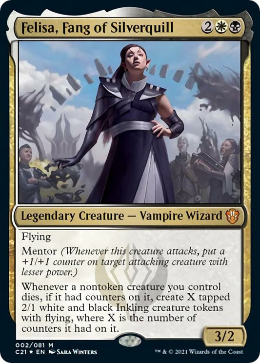 Felisa, Fang of Silverquill 2 Commander 2021 MTG Mythic Foil NM