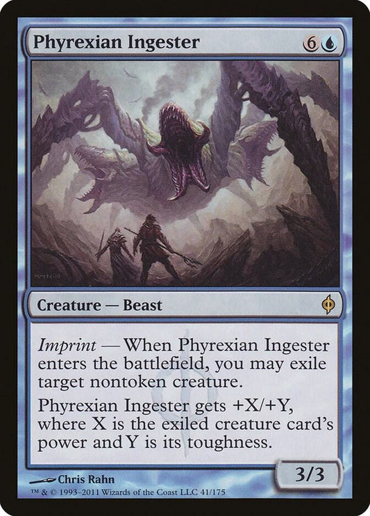 Phyrexian Ingester 41 New Phyrexia MTG R Foil LP