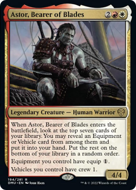 Astor, Bearer of Blades 194 Dominaria United MTG R NM