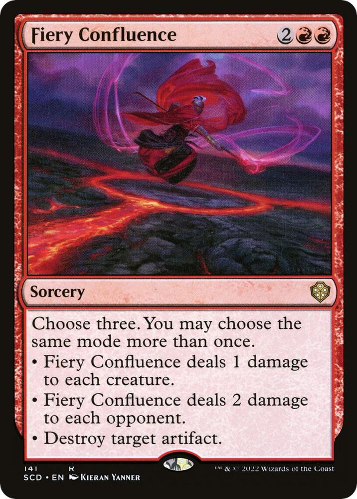 Fiery Confluence 141 Starter Commander Decks MTG R NM