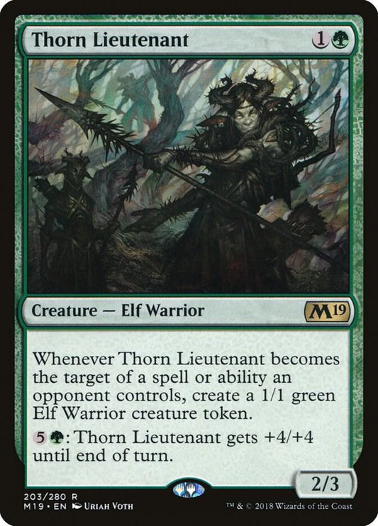 Thorn Lieutenant 203 Core Set 2019 MTG R NM