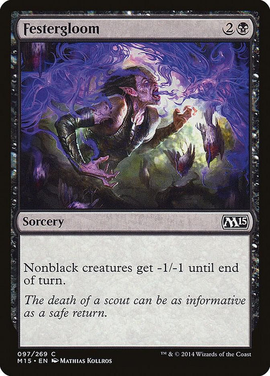 Festergloom 97 Magic 2015 (M15) MTG C LP