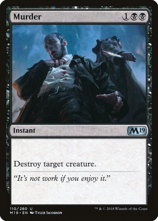 Murder 110 Core Set 2019 MTG UC NM
