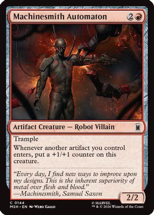 Machinesmith Automaton 144 Marvel Super Heroes MTG C NM