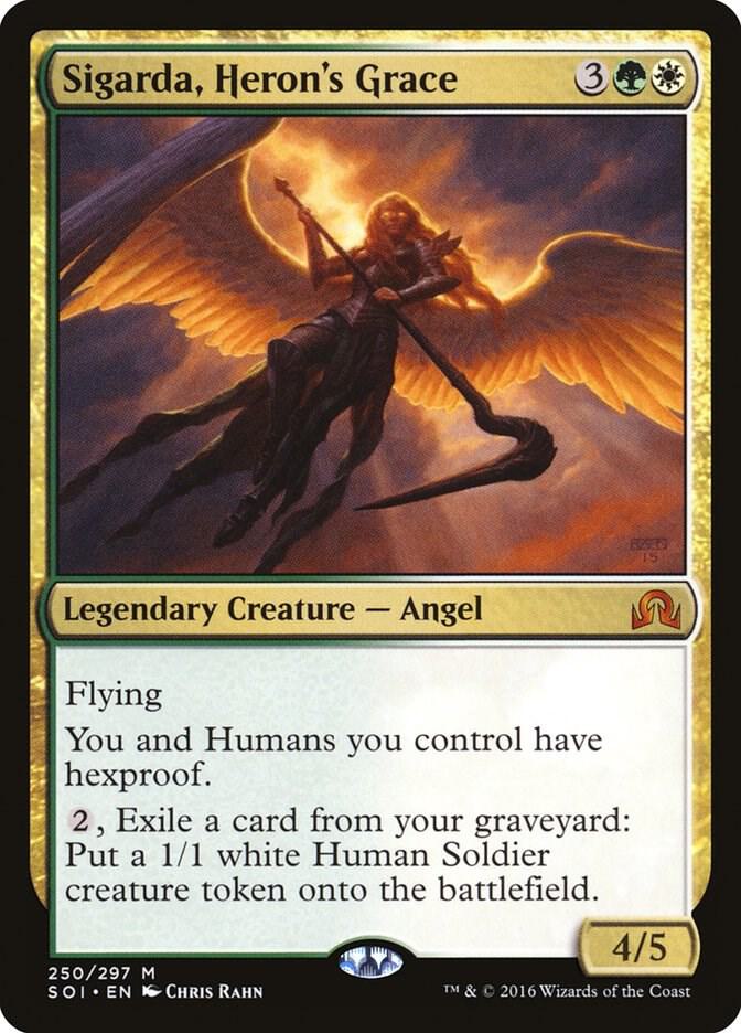 Sigarda, Heron's Grace 250 Shadows over Innistrad MTG Mythic NM