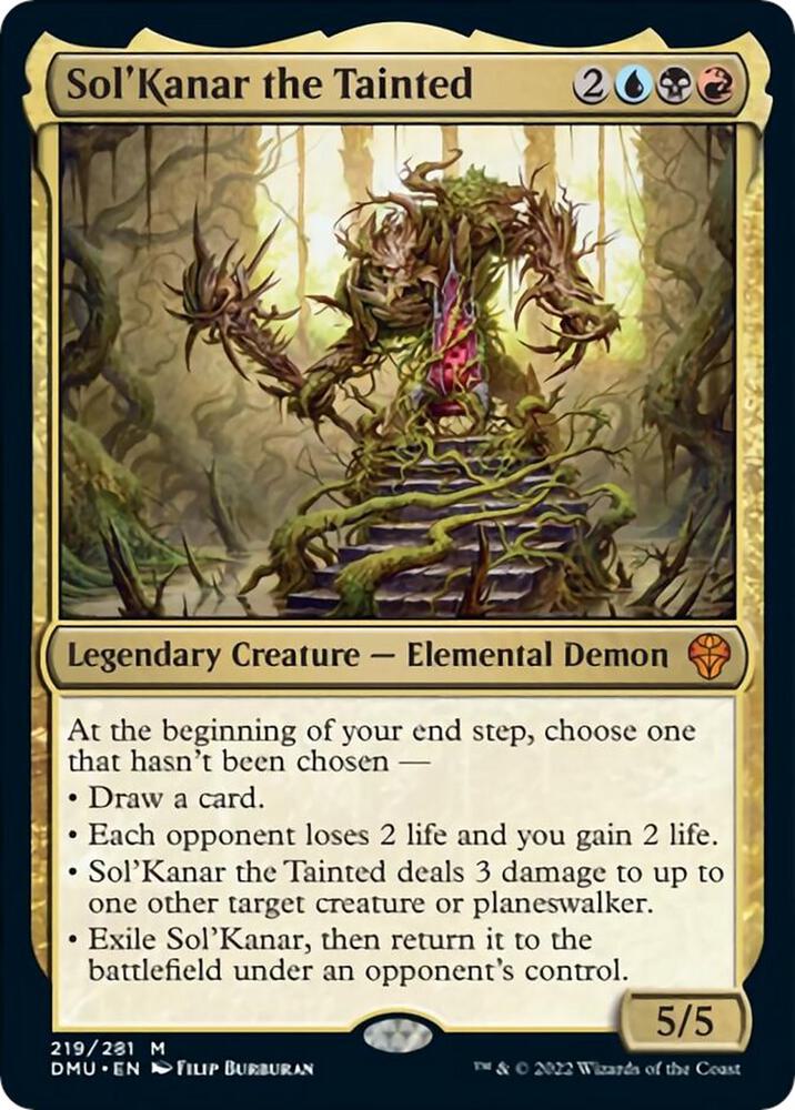 Sol'Kanar the Tainted 219 Dominaria United MTG Mythic NM