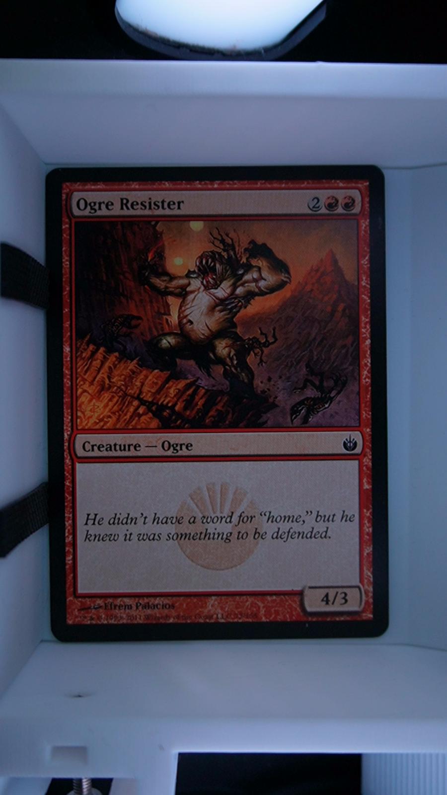 Ogre Resister 72 Mirrodin Besieged MTG C NM