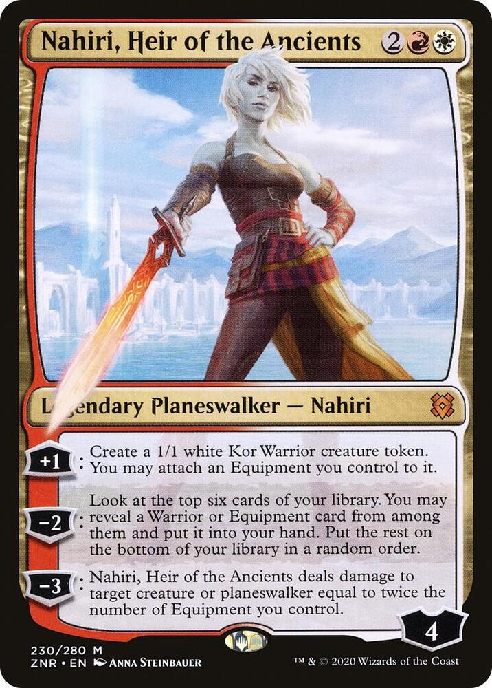 Nahiri, Heir of the Ancients 230 Zendikar Rising MTG Mythic LP