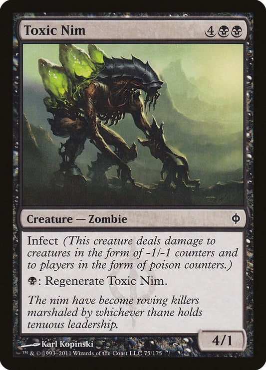 Toxic Nim 75 New Phyrexia MTG C NM
