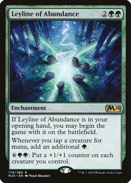 Leyline of Abundance 179 Core Set 2020 MTG R NM