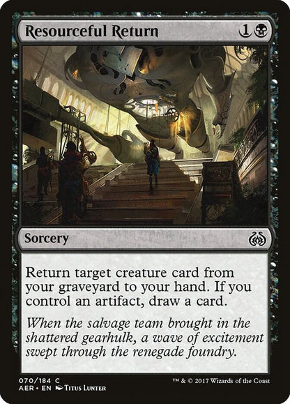 Resourceful Return 70 Aether Revolt MTG C LP