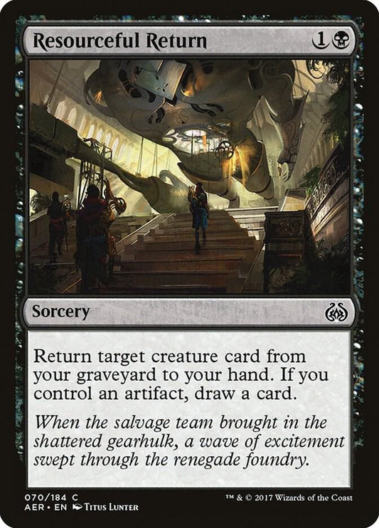 Resourceful Return 70 Aether Revolt MTG C LP