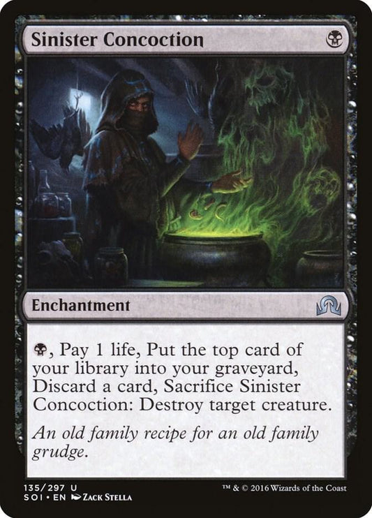 Sinister Concoction 135 Shadows over Innistrad MTG UC LP