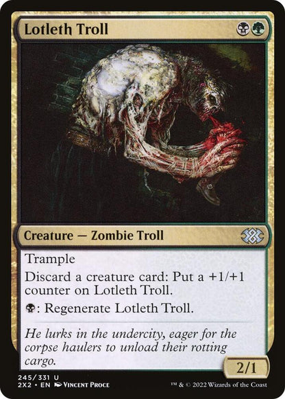 Lotleth Troll 245 Double Masters 2022 MTG UC NM