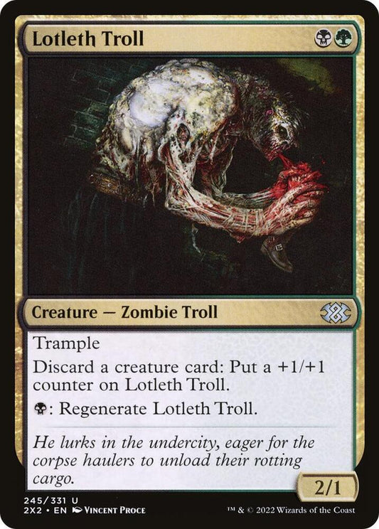 Lotleth Troll 245 Double Masters 2022 MTG UC NM