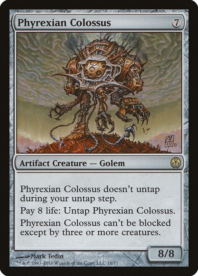 Phyrexian Colossus 16 Duel Decks: Phyrexia vs. the Coalition MTG R LP