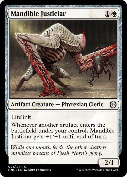Mandible Justiciar 21 Phyrexia: All Will Be One MTG C NM