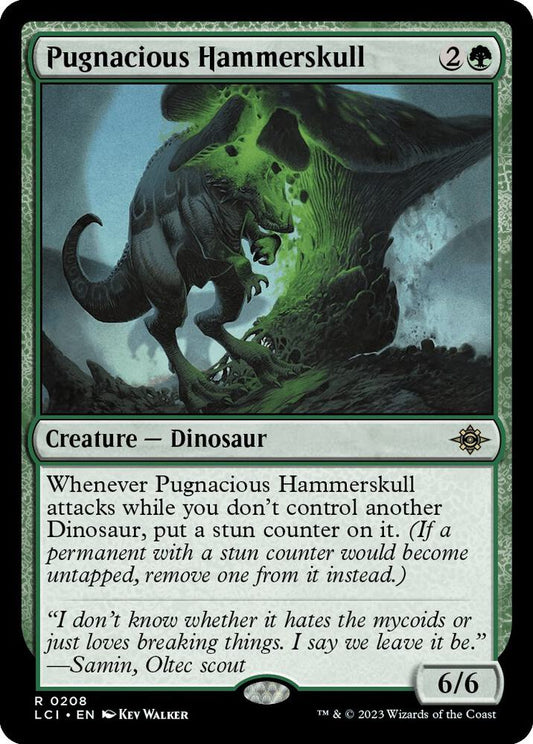 Pugnacious Hammerskull 208 The Lost Caverns of Ixalan MTG R NM