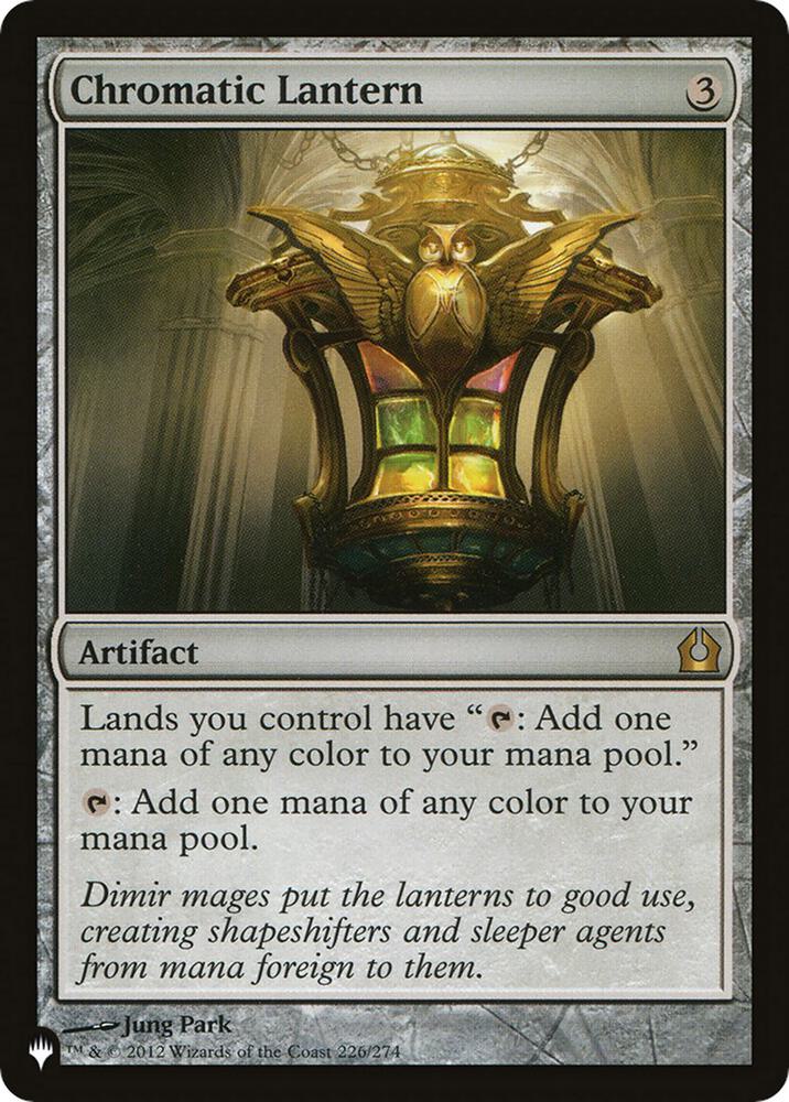 Chromatic Lantern (RTR) 226 The List Reprints MTG R LP