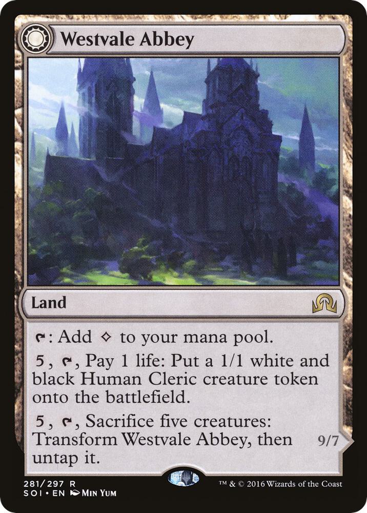 Westvale Abbey 281 Shadows over Innistrad MTG R NM