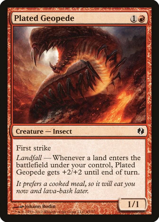 Plated Geopede 45 Duel Decks: Venser vs. Koth MTG C NM