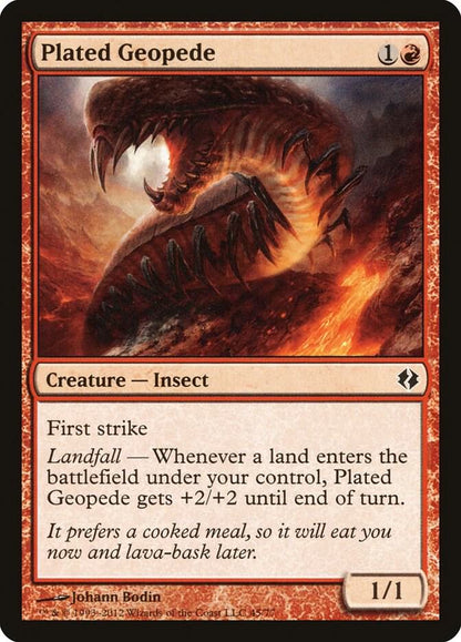 Plated Geopede 45 Duel Decks: Venser vs. Koth MTG C NM