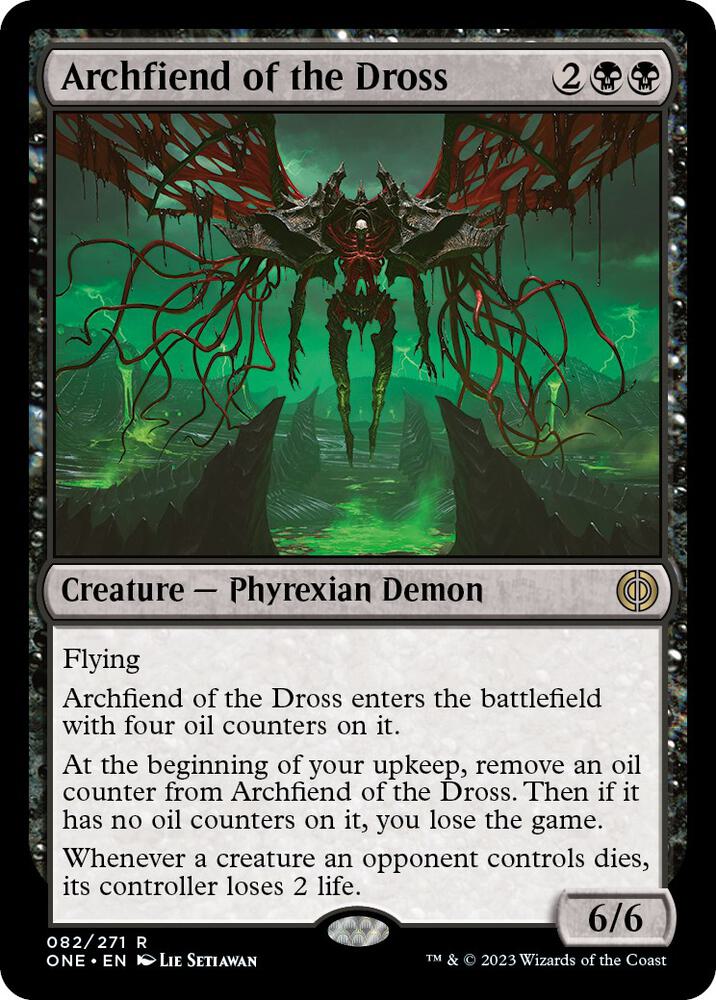 Archfiend of the Dross 82 Phyrexia: All Will Be One MTG R NM