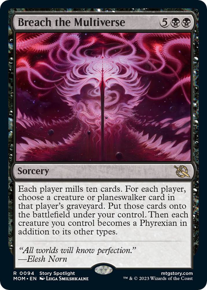 Breach the Multiverse 94 March of the Machine MTG R NM