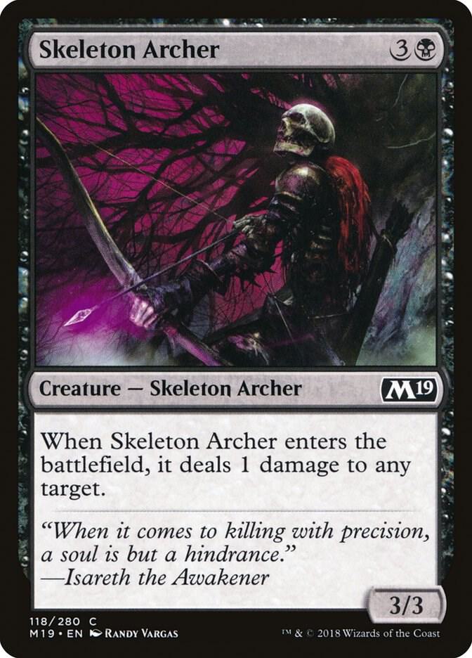 Skeleton Archer 118 Core Set 2019 MTG C NM
