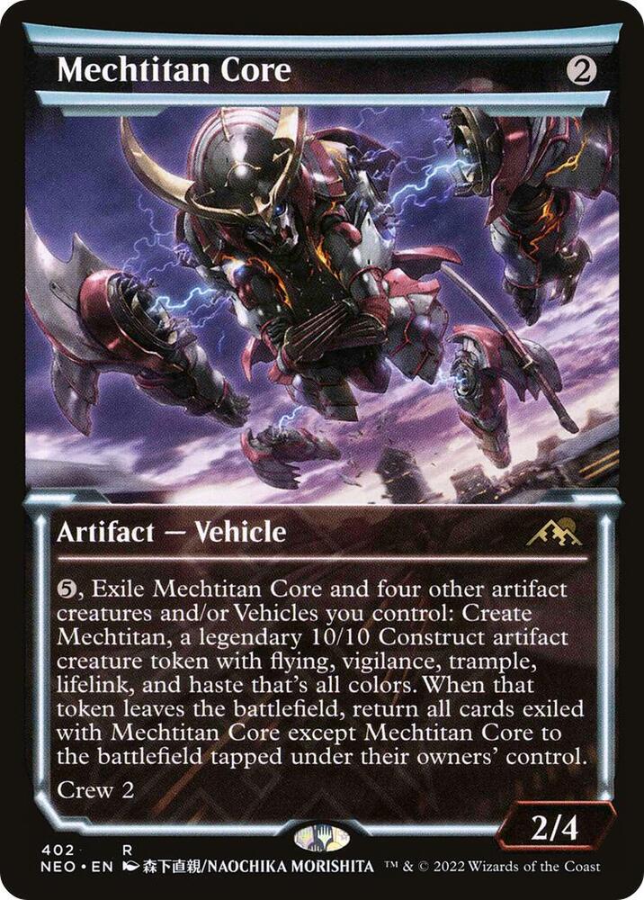 Mechtitan Core (Showcase) 402 Kamigawa: Neon Dynasty MTG R NM