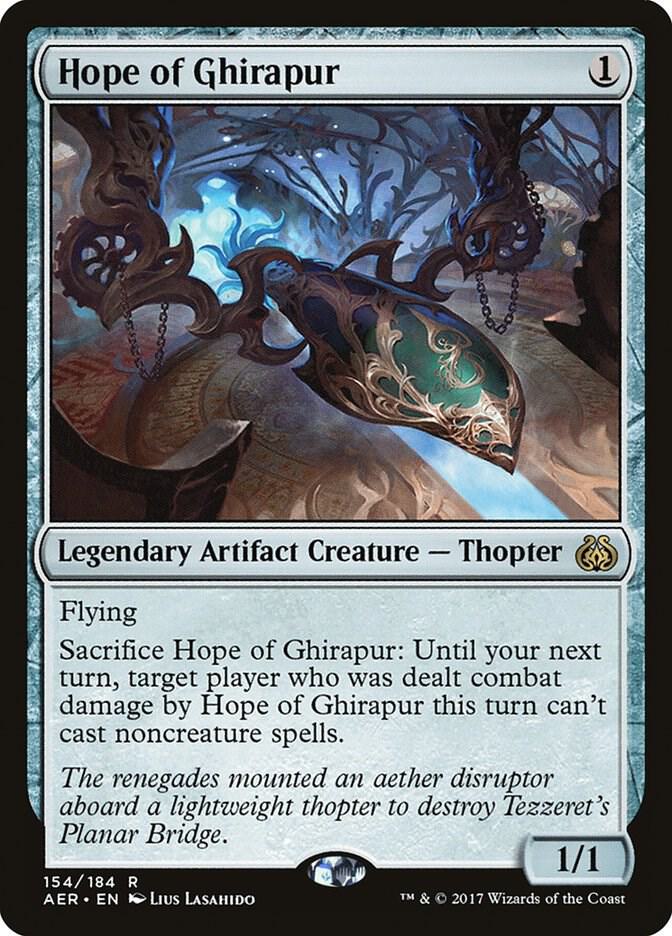 Hope of Ghirapur 154 Aether Revolt MTG R NM
