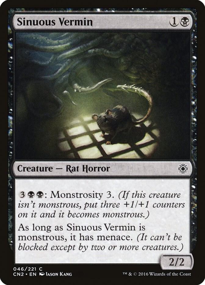 Sinuous Vermin 46 Conspiracy: Take the Crown MTG C LP