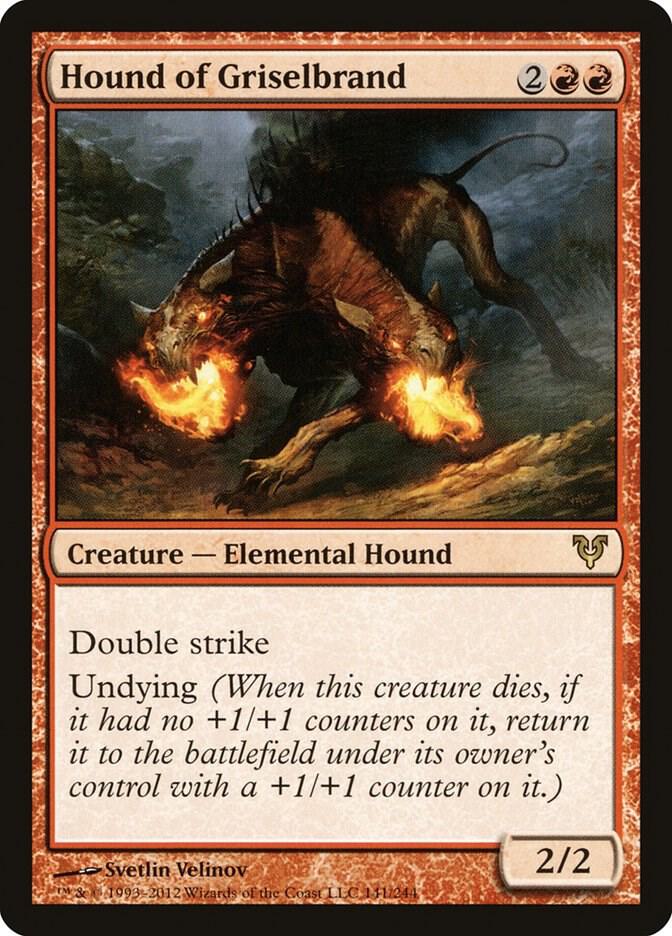 Hound of Griselbrand 141 Avacyn Restored MTG R LP