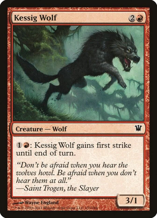Kessig Wolf 151 Innistrad MTG C NM
