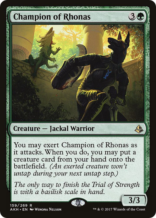 Champion of Rhonas 159 Amonkhet MTG R NM