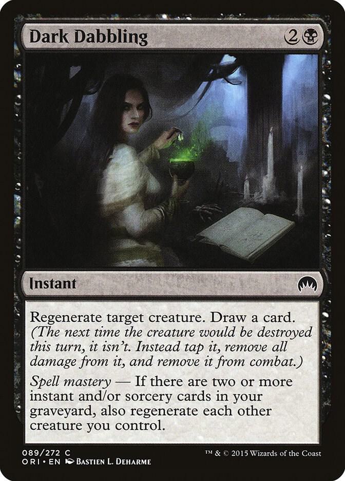 Dark Dabbling 89 Magic Origins MTG C LP