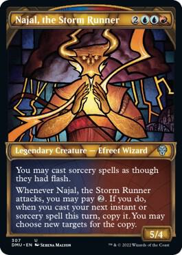Najal, the Storm Runner (Showcase) 307 Dominaria United MTG UC NM