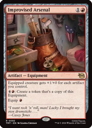 Improvised Arsenal 0092 Teenage Mutant Ninja Turtles MTG R NM