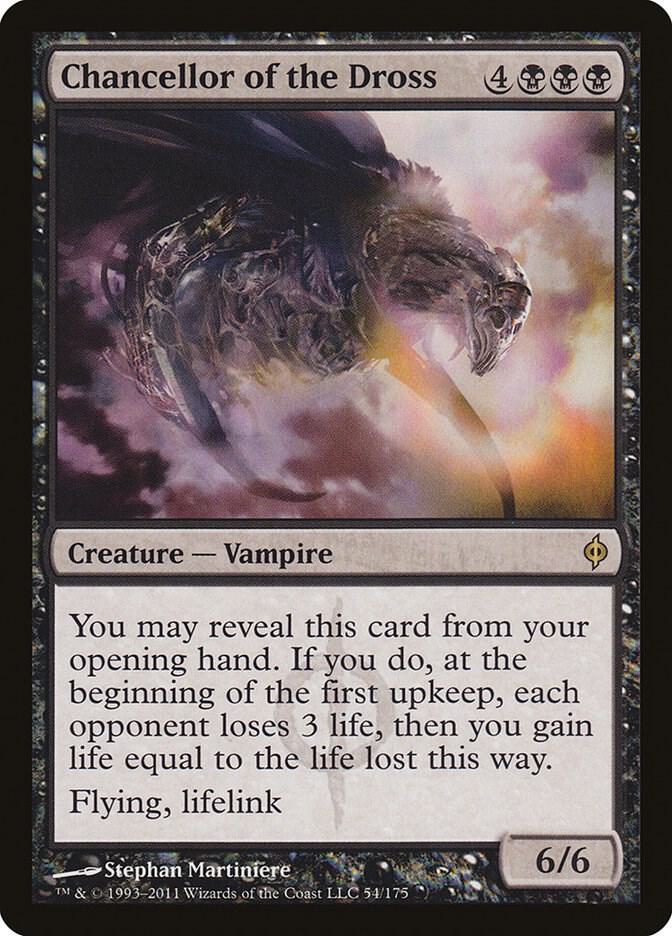 Chancellor of the Dross 54 New Phyrexia MTG R Foil LP