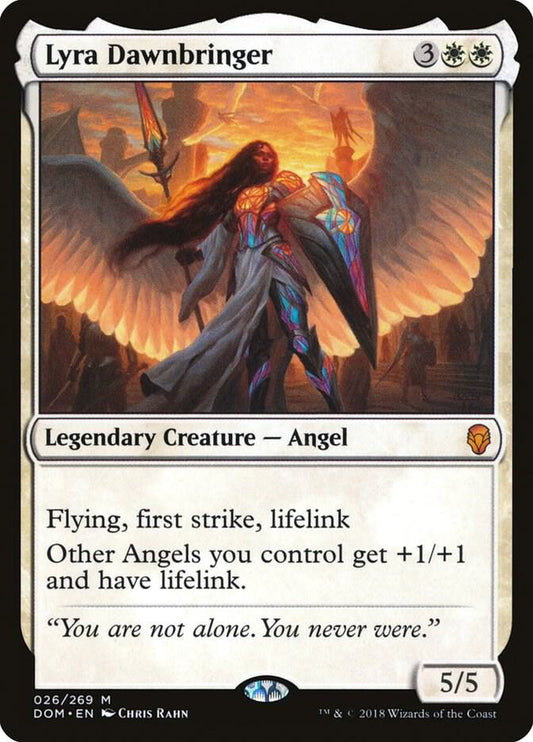Lyra Dawnbringer 26 Dominaria MTG Mythic NM
