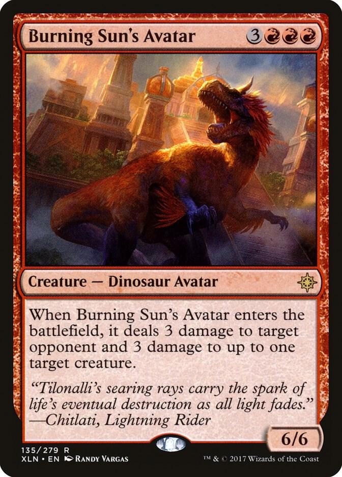 Burning Sun's Avatar 135 Ixalan MTG R NM