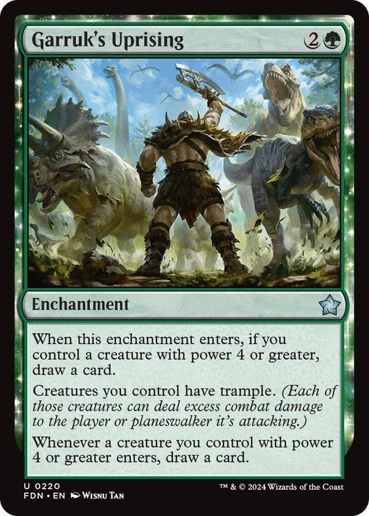 Garruk's Uprising 220 Foundations MTG UC NM