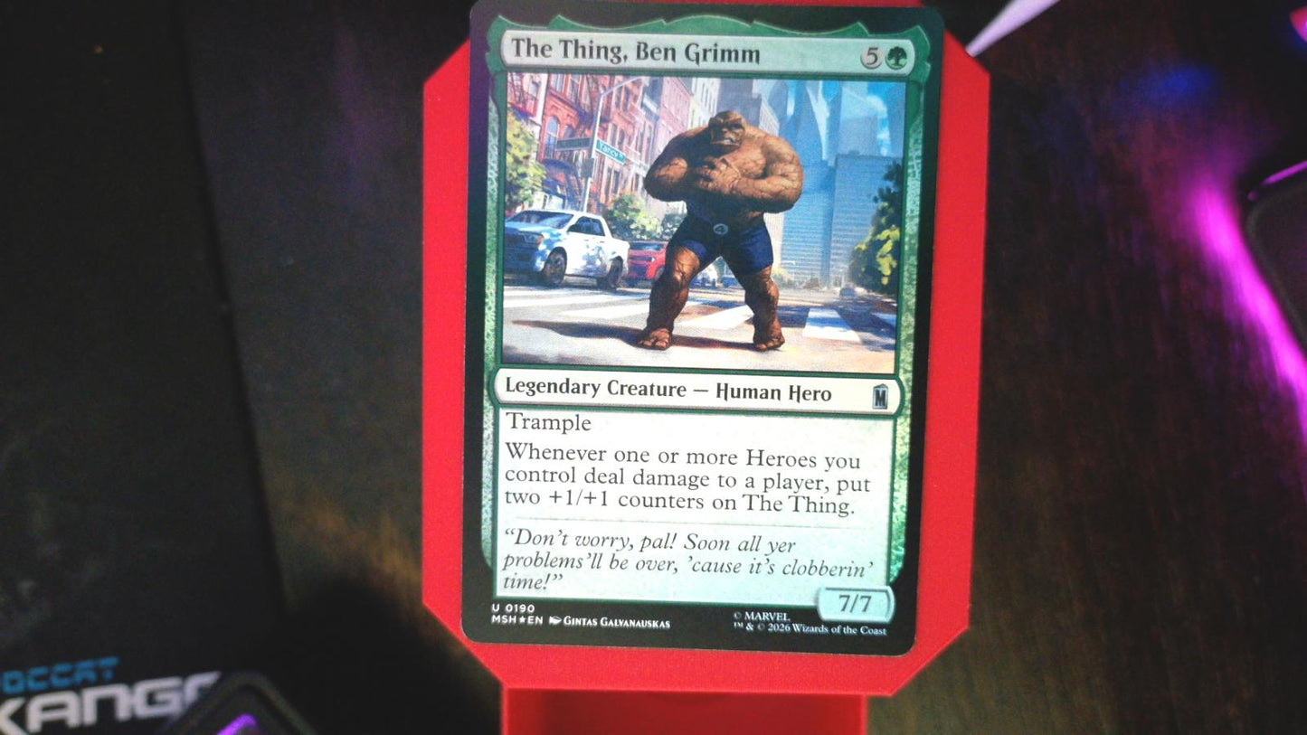 The Thing, Ben Grimm 190 Marvel Super Heroes MTG UC Foil NM