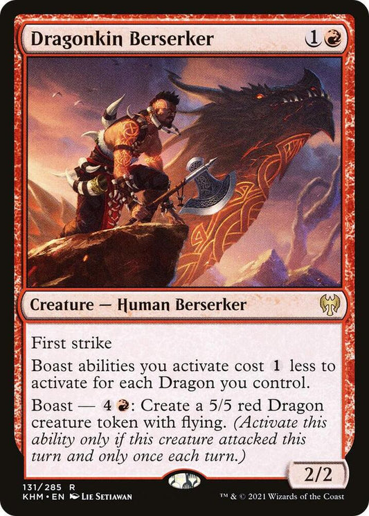 Dragonkin Berserker 131 Kaldheim MTG R NM
