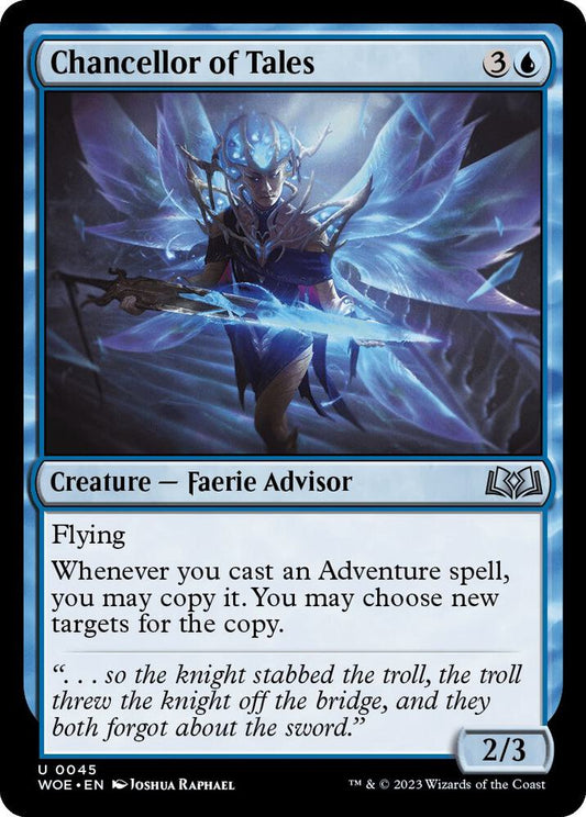 Chancellor of Tales 45 Wilds of Eldraine MTG UC NM